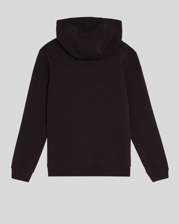 lyle & scott Brush Back Hoodie Jet Black