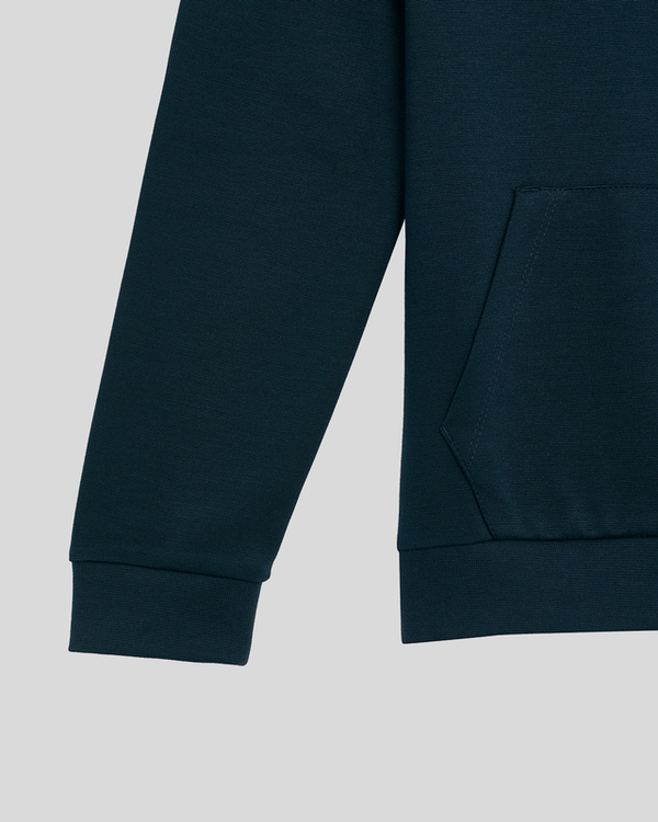 Lyle & Scott Brushback Fleece Hoodie Dark Navy