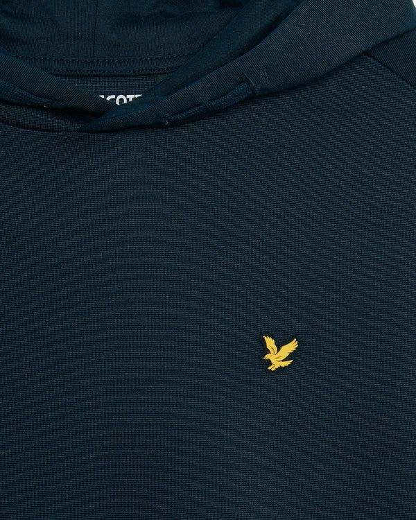 lyle & scott Brushback Fleece Hoodie Dark Navy