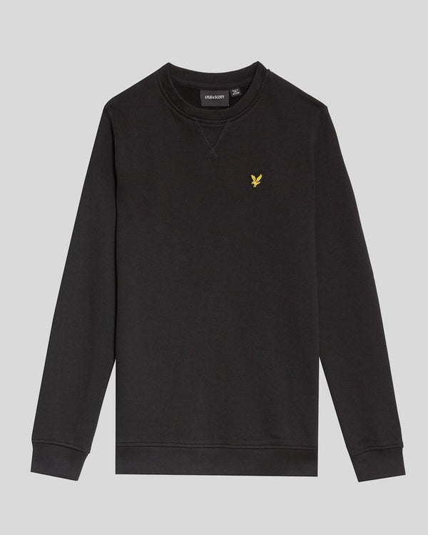 Lyle & Scott Classic Crew Neck Sweatshirt Jet Black