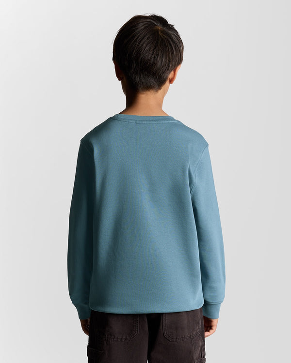 Lyle & Scott Classic Crew Neck Sweatshirt Ocean Sky