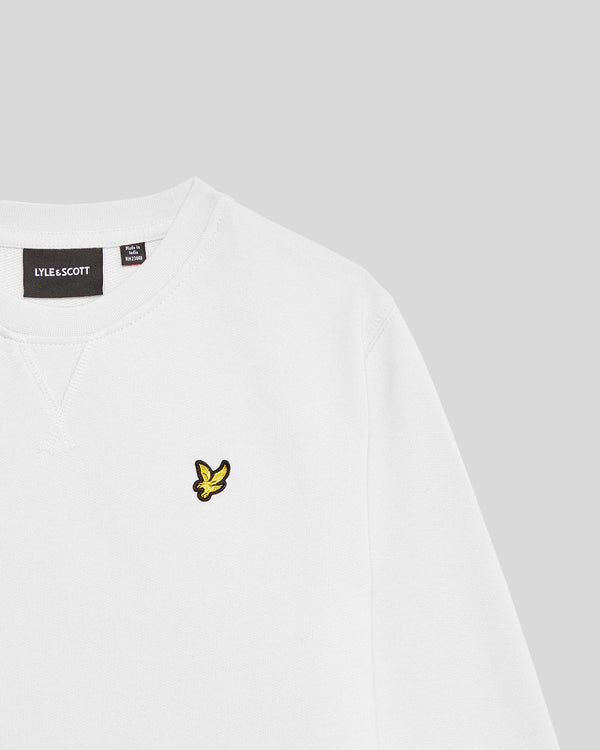 lyle & scott Classic Crew Neck Sweatshirt White