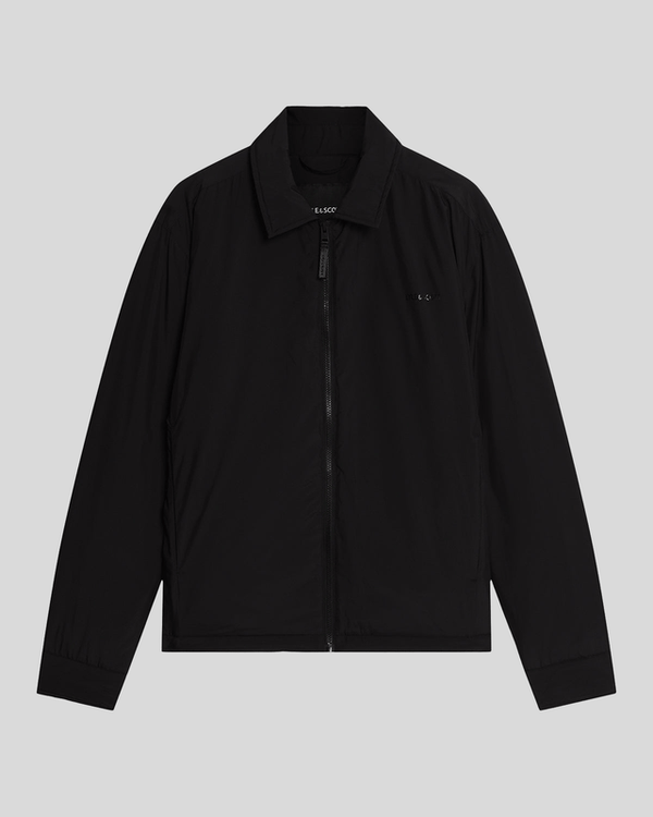 Lyle & Scott Collared Puffer Jacket Jet Black
