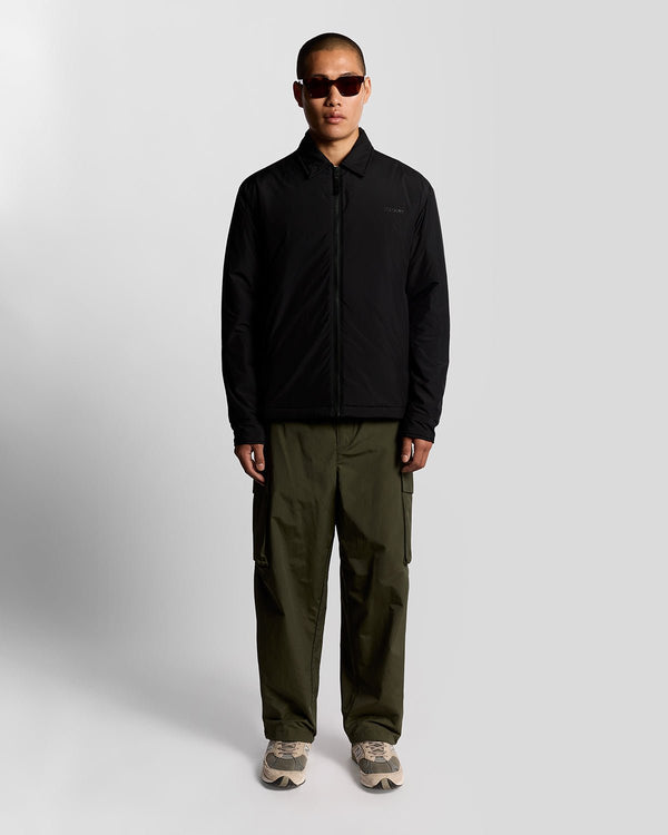 lyle & scott Collared Puffer Jacket Jet Black