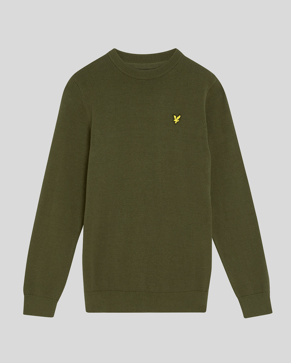 Lyle & Scott Cotton Crew Neck Jumper Deep Depths