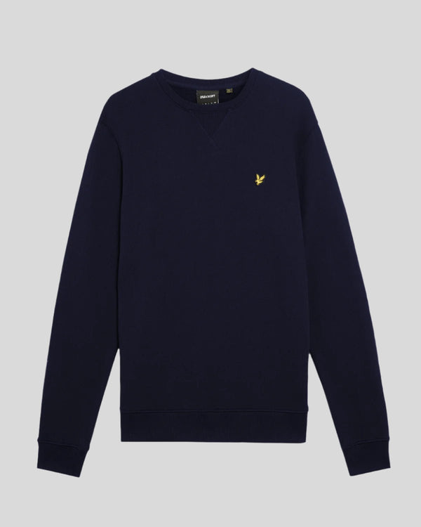 Lyle & Scott Cotton Crew Neck Sweatshirt Dark Navy