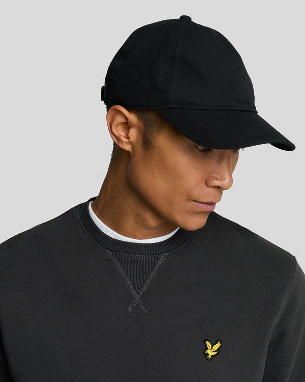 Lyle & Scott Cotton Crew Neck Sweatshirt Gunmetal