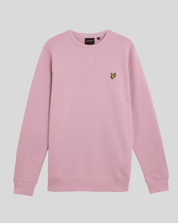 Lyle & Scott Cotton Crew Neck Sweatshirt Pink Light