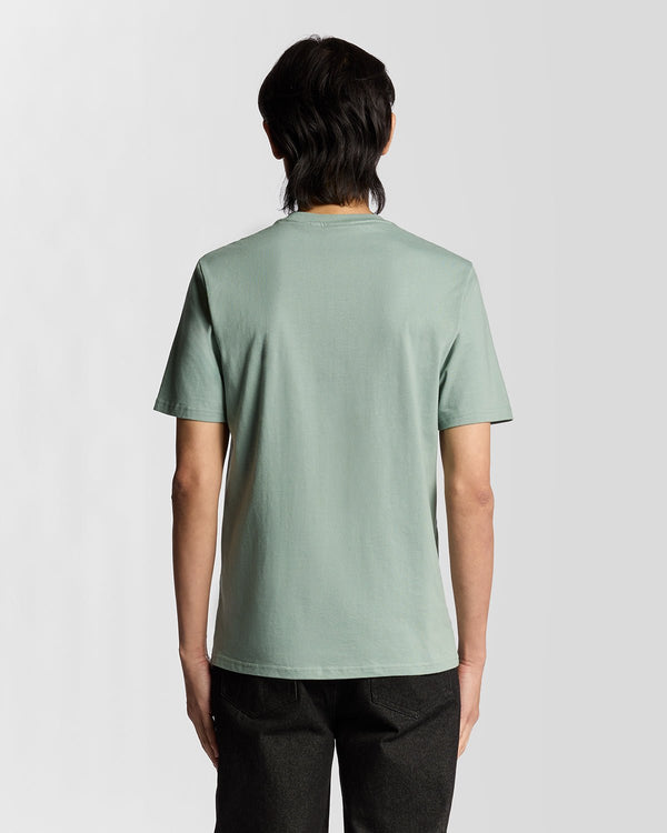 Lyle & Scott Cotton Crew Neck T-Shirt Cold Mint