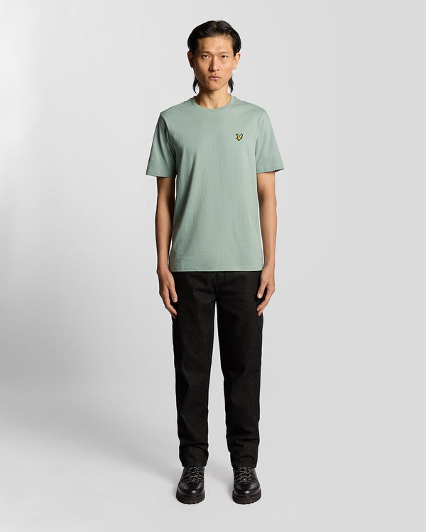 lyle & scott Cotton Crew Neck T-Shirt Cold Mint