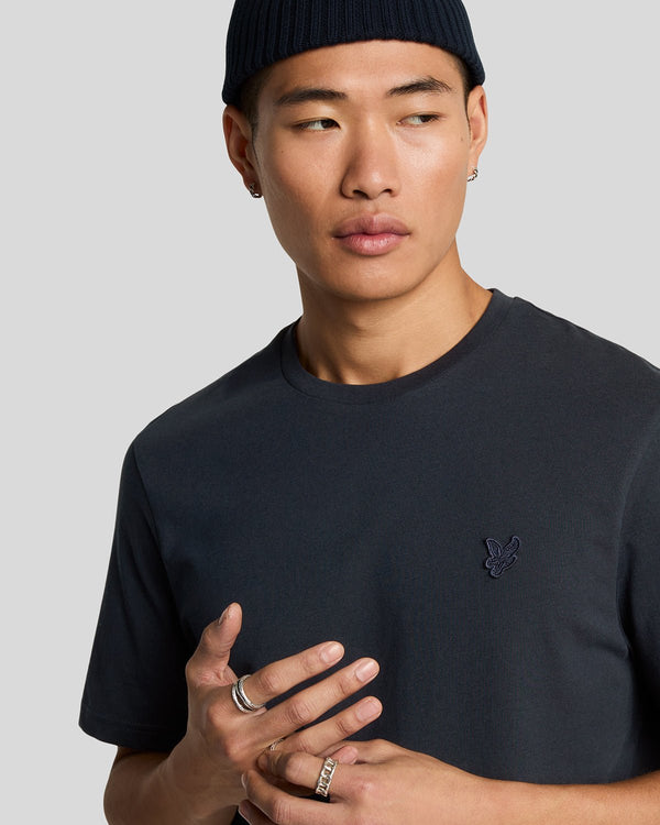 Lyle & Scott Cotton Crew Neck T-Shirt Dark Navy