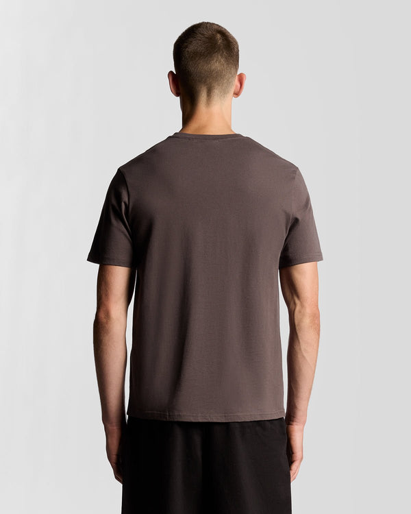 Lyle & Scott Cotton Crew Neck T-Shirt Espresso