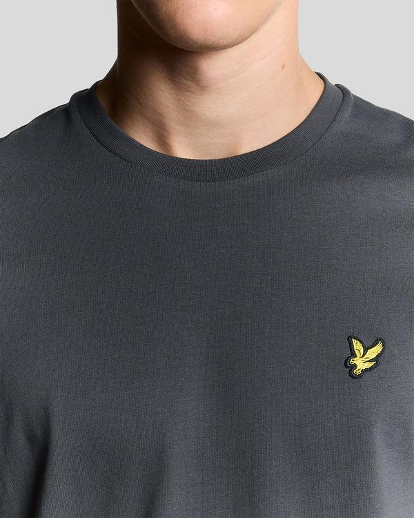 Lyle & Scott Cotton Crew Neck T-Shirt Gunmetal