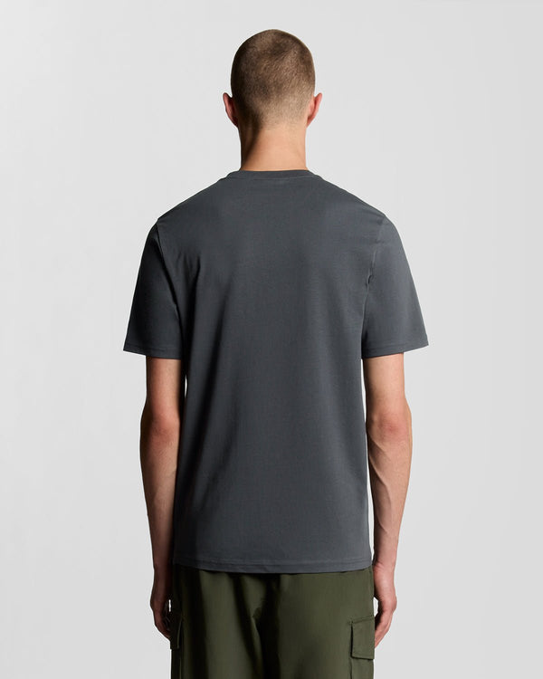 Lyle & Scott Cotton Crew Neck T-Shirt Gunmetal