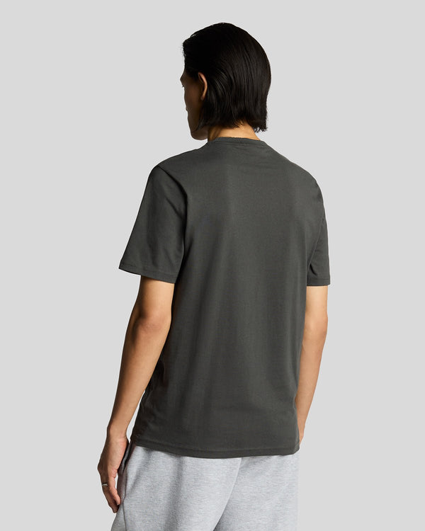 Lyle & Scott Cotton Crew Neck T-Shirt Gunmetal