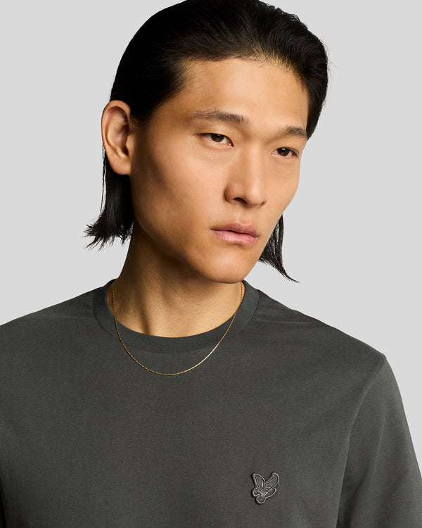 Lyle & Scott Cotton Crew Neck T-Shirt Gunmetal