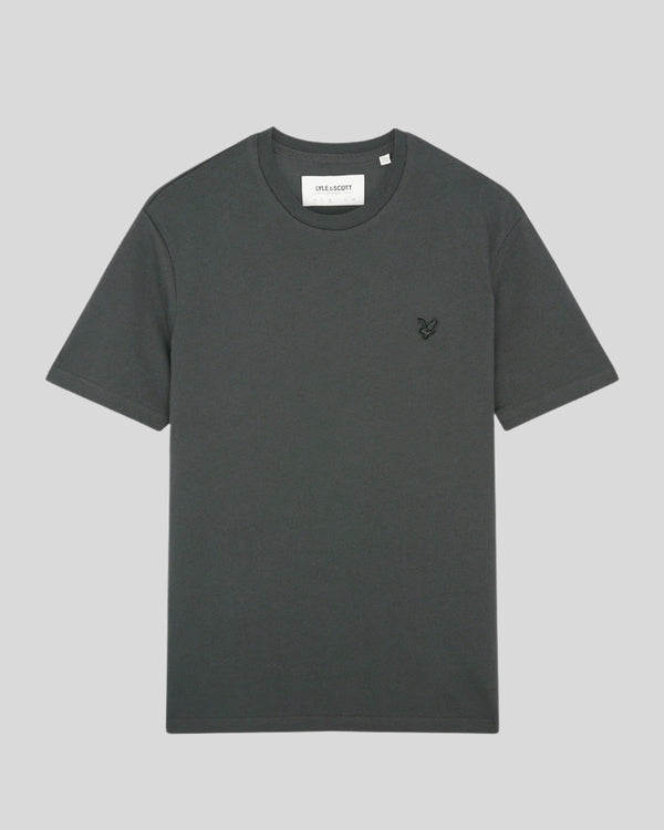 Lyle & Scott Cotton Crew Neck T-Shirt Gunmetal