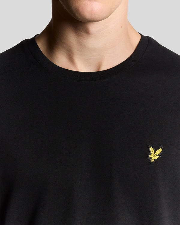 Lyle & Scott Cotton Crew Neck T-Shirt Jet Black