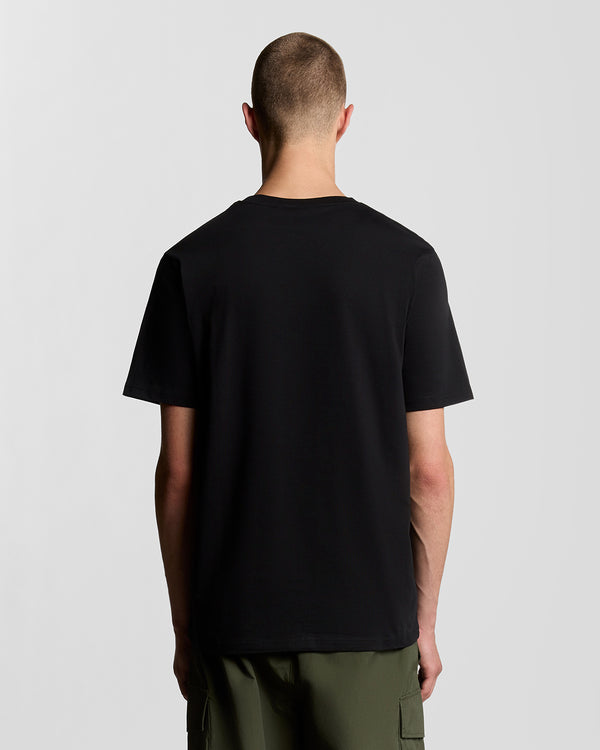 Lyle & Scott Cotton Crew Neck T-Shirt Jet Black