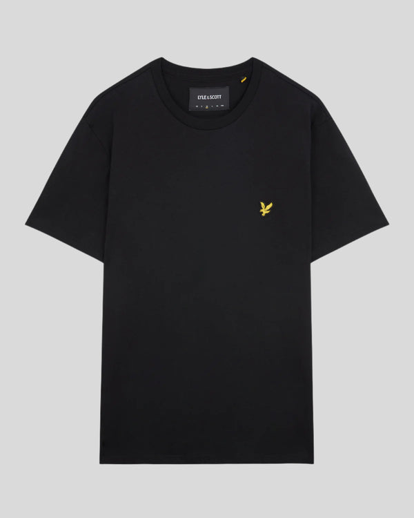 Lyle & Scott Cotton Crew Neck T-Shirt Jet Black
