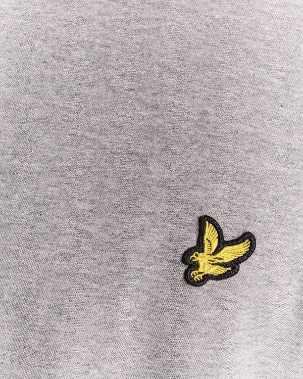 Lyle & Scott Cotton Crew Neck T-Shirt Mid Grey Marl