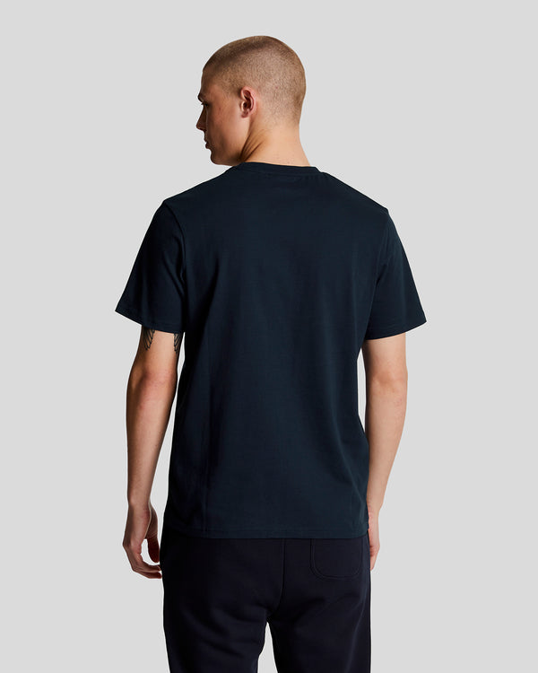 Lyle & Scott Cotton Crew Neck T-Shirt Navy