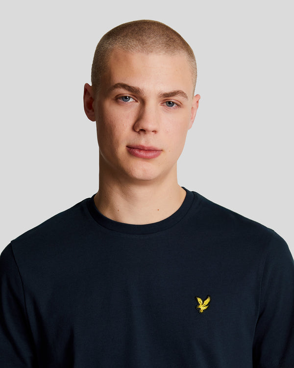 Lyle & Scott Cotton Crew Neck T-Shirt Navy