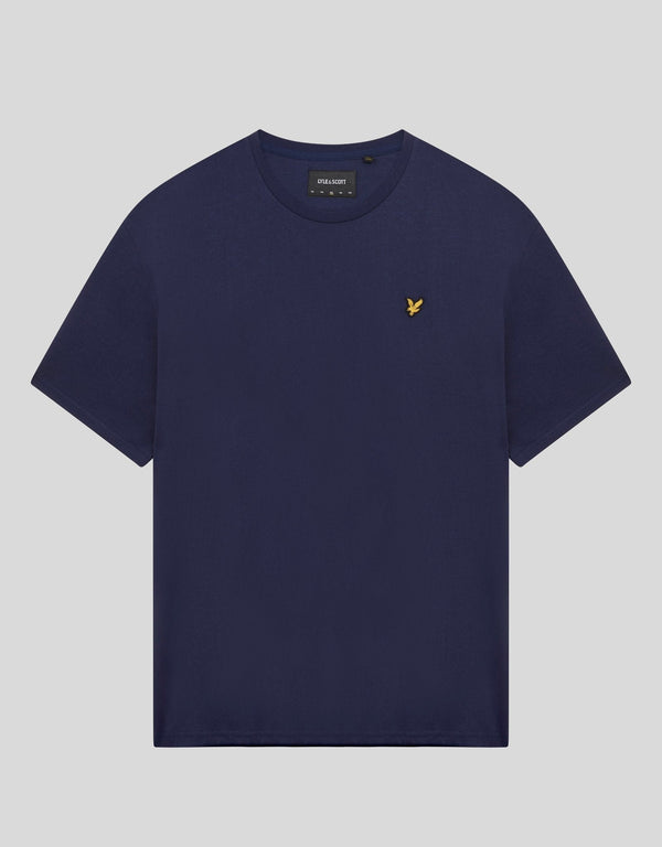 Lyle & Scott Cotton Crew Neck T-Shirt Navy