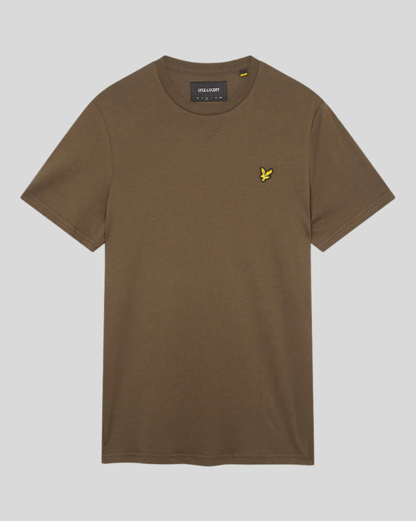 Lyle & Scott Cotton Crew Neck T-Shirt Olive