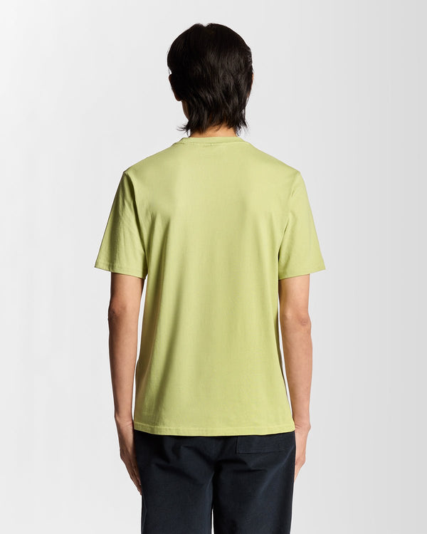 Lyle & Scott Cotton Crew Neck T-Shirt Pale Willow