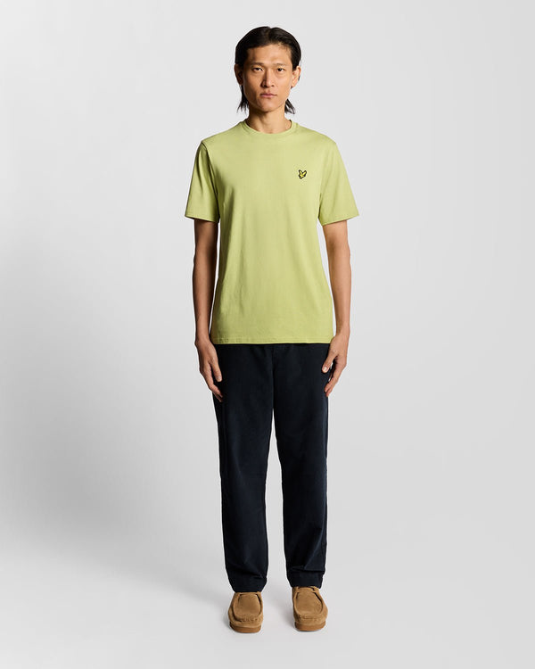 lyle & scott Cotton Crew Neck T-Shirt Pale Willow