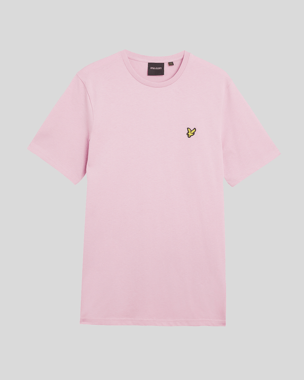 Lyle & Scott Cotton Crew Neck T-Shirt Pink Light