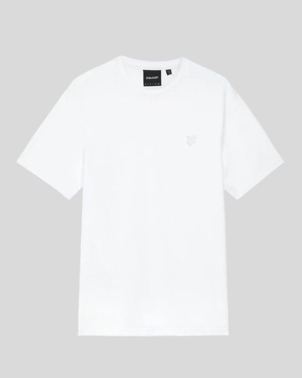 Lyle & Scott Cotton Crew Neck T-Shirt White