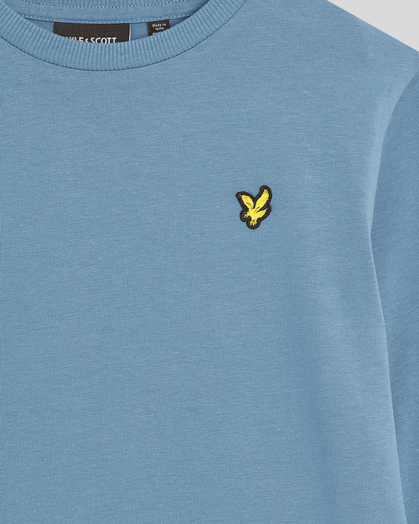 Lyle & Scott Cotton Long Sleeve T-Shirt Ocean Sky