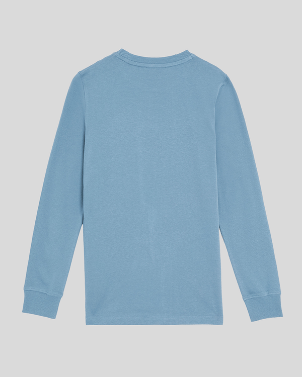 lyle & scott Cotton Long Sleeve T-Shirt Ocean Sky