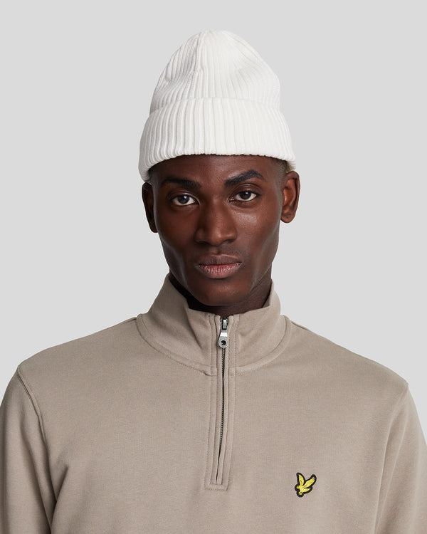 Lyle & Scott Cotton Merino 1/4 Zip Jumper Cove