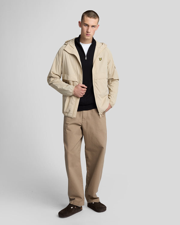 lyle & scott Cotton Merino 1/4 Zip Jumper Jet Black