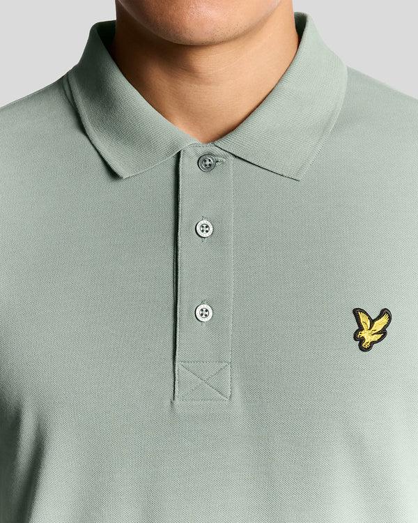 Lyle & Scott Cotton Polo Shirt Cold Mint