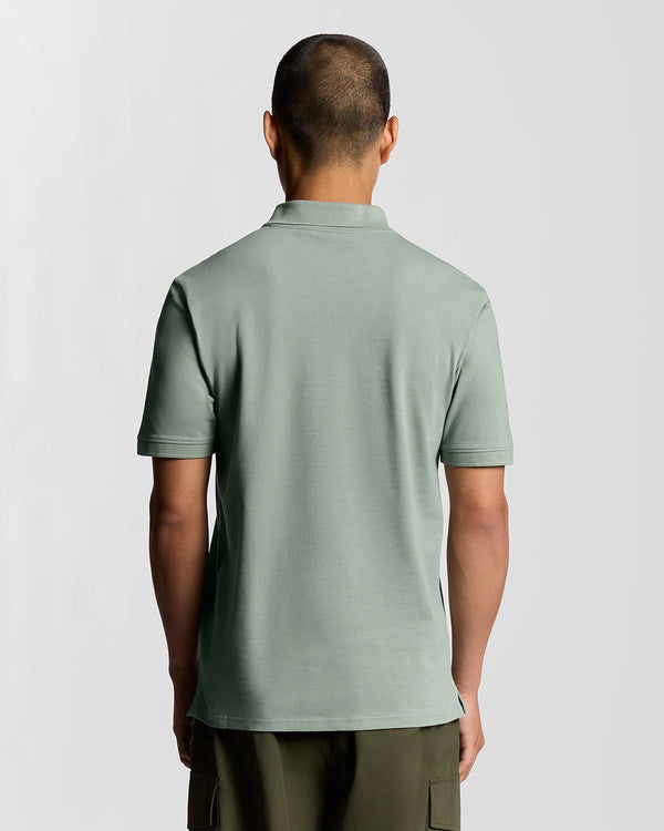 Lyle & Scott Cotton Polo Shirt Cold Mint