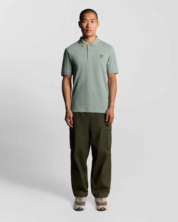 lyle & scott Cotton Polo Shirt Cold Mint