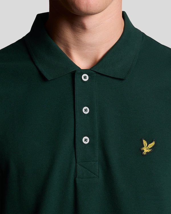 Lyle & Scott Cotton Polo Shirt Dark Green