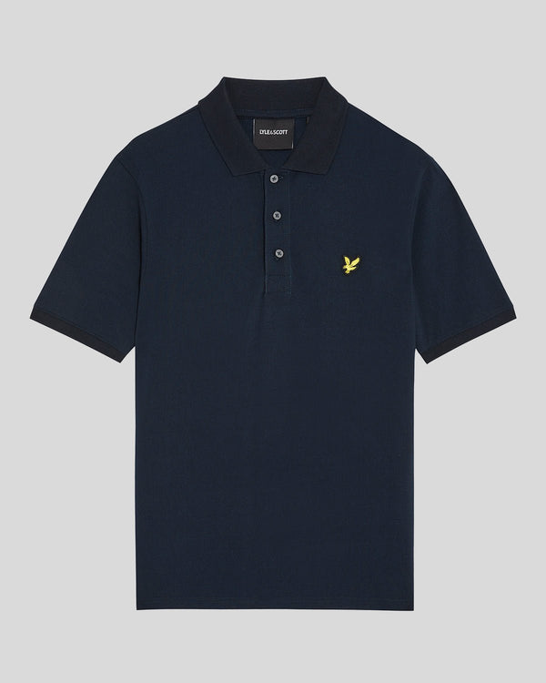 Lyle & Scott Cotton Polo Shirt Dark Navy
