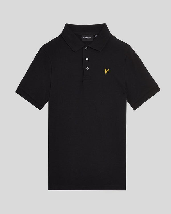 Lyle & Scott Cotton Polo Shirt Jet Black