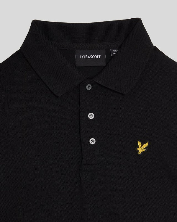 Lyle & Scott Cotton Polo Shirt Jet Black