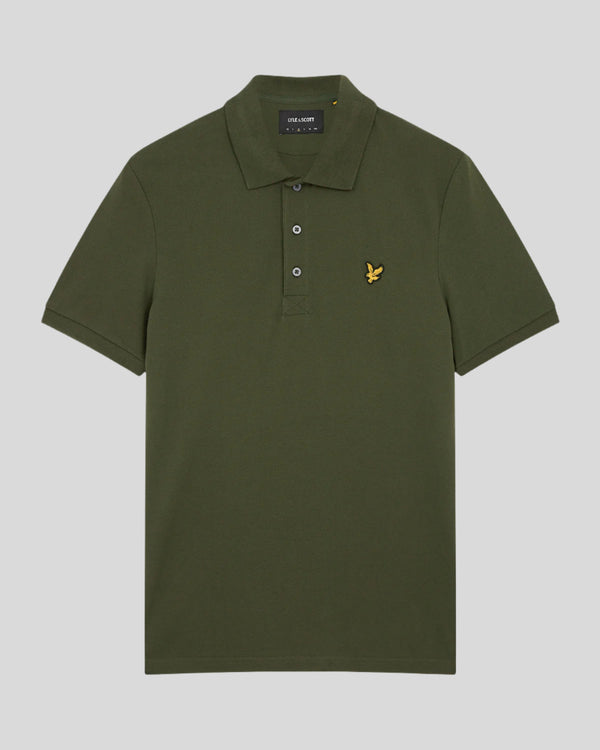 Lyle & Scott Cotton Polo Shirt Olive