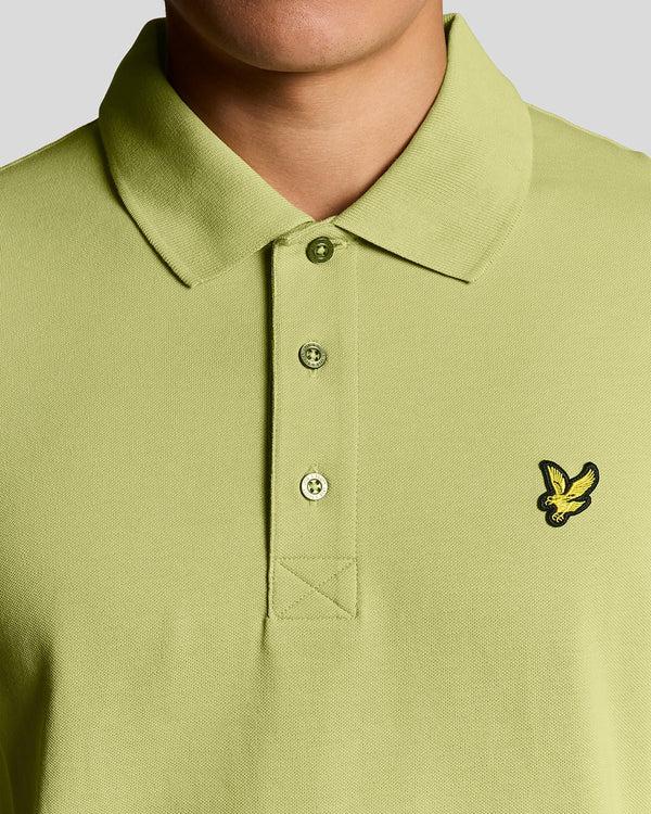 Lyle & Scott Cotton Polo Shirt Pale Willow