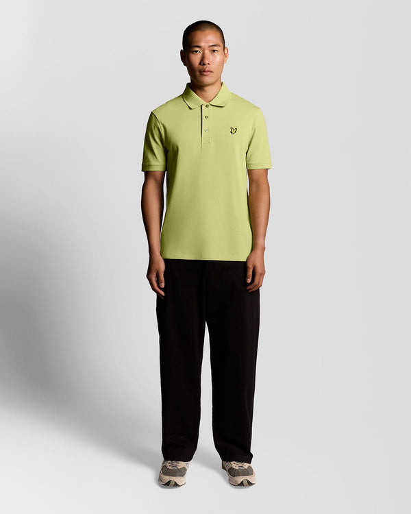 lyle & scott Cotton Polo Shirt Pale Willow