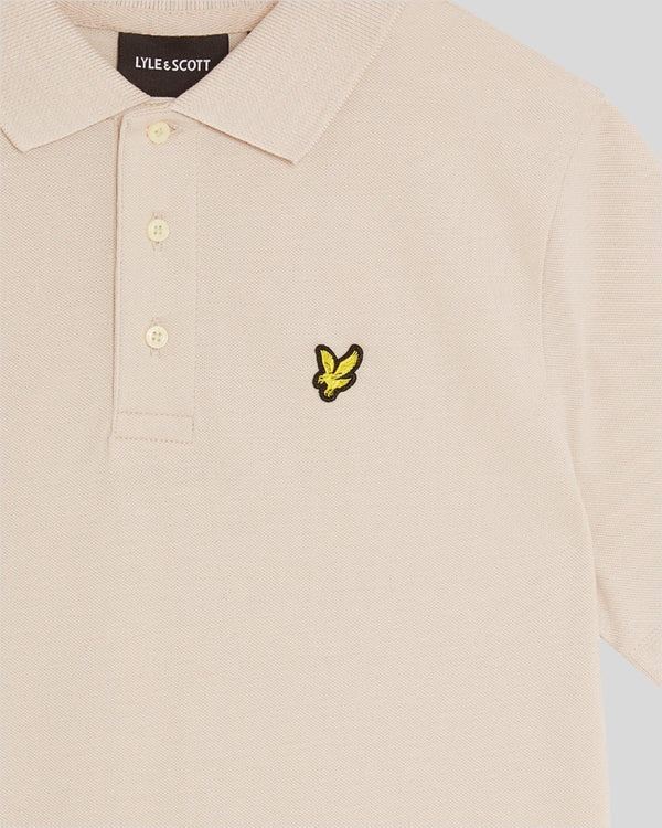 Lyle & Scott Cotton Polo Shirt Putty