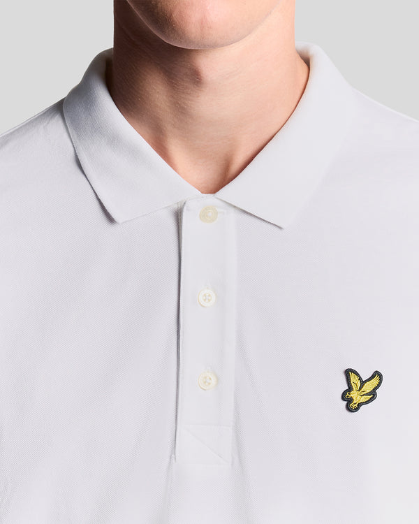 Lyle & Scott Cotton Polo Shirt White