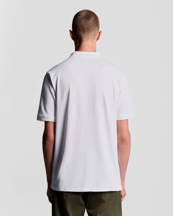 Lyle & Scott Cotton Polo Shirt White